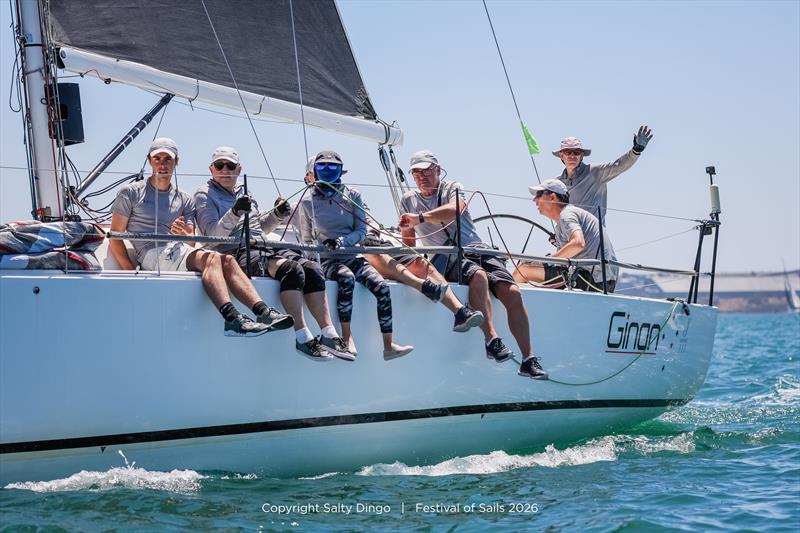 Ginan celebrate - Festival of Sails 2026 - photo © Salty Dingo