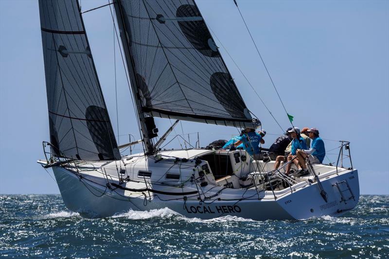 Local Hero crew gets down to business - Pantaenius Pittwater Regatta - photo © Andrea Francolini, RPAYC