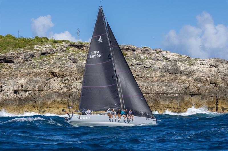 Sam Hall's J/125 Jackknife - Overall winner under IRC - RORC Antigua 360 & RORC Nelson's Cup Series - photo © Tim Wright / Photoaction.com
