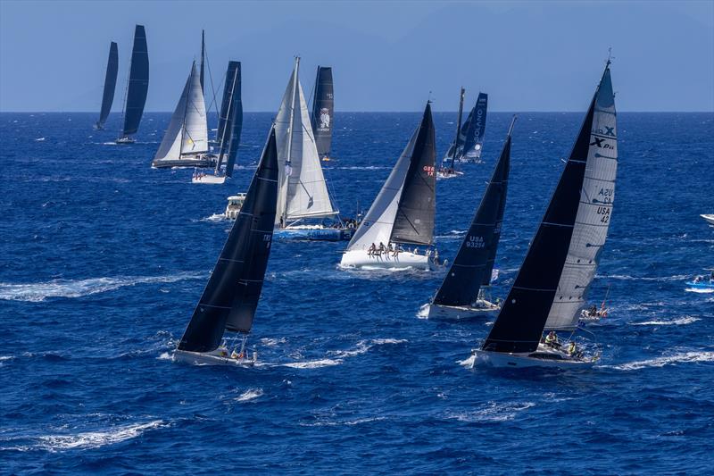 The IRC Two fleet heads off for their first night at sea - 2026 RORC Caribbean 600  - photo © Tim Wright / www.photoaction.com