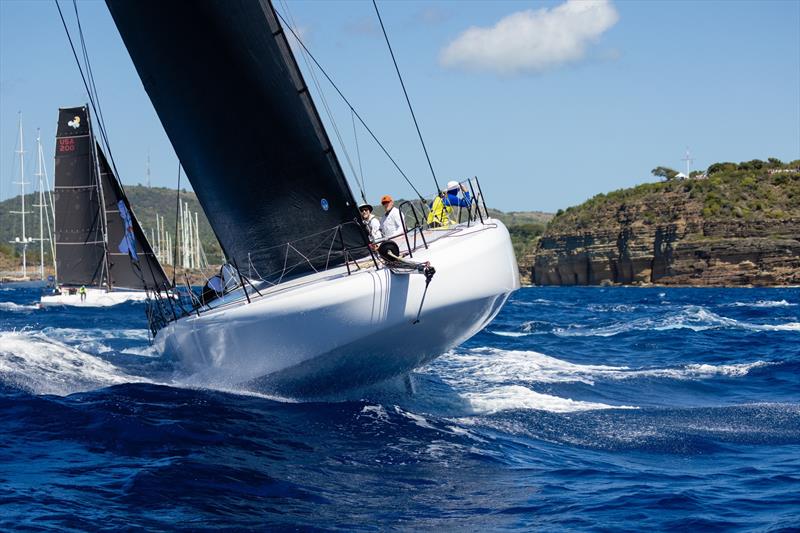 Mach 50 Palanad 4 – E.Leclerc (FRA), skippered by Antoine Magre at the start - photo © Arthur Daniel / RORC