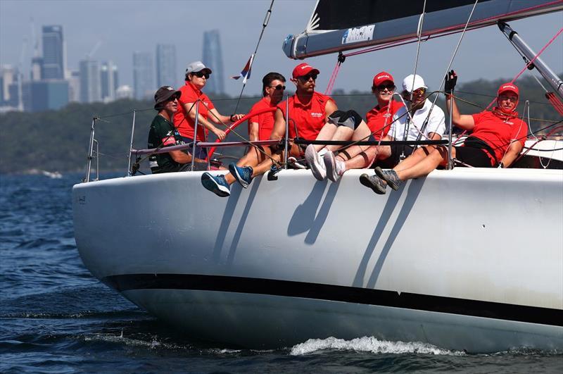 Lisa Callaghan at the helm of Mondo - 2026 Nautilus Marine Insurance Sydney Harbour Regatta - photo © Brett Costello