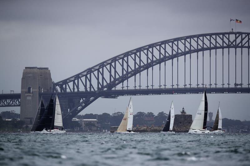 Some of the Performance division under the Sydney Harbour Bridge - 2026 Nautilus Marine Insurance Sydney Harbour Regatta photo copyright Brett Costello / MHYC taken at Middle Harbour Yacht Club and featuring the IRC class