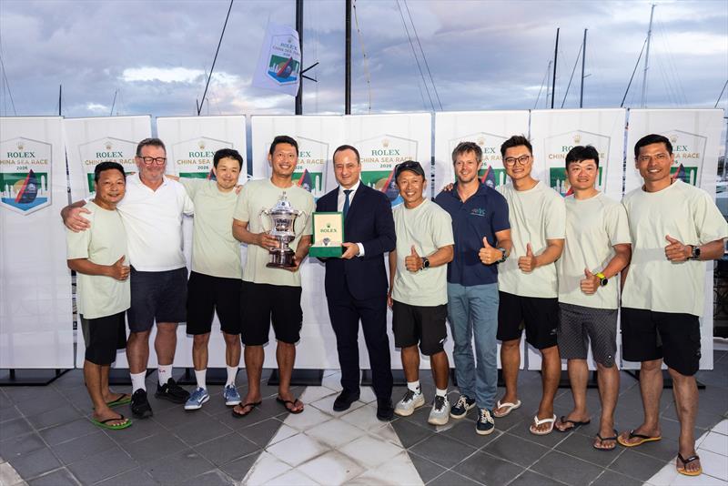 Overall 1st place Seawolf - 2026 Rolex China Sea Race - photo © Rolex / Andrea Francolini