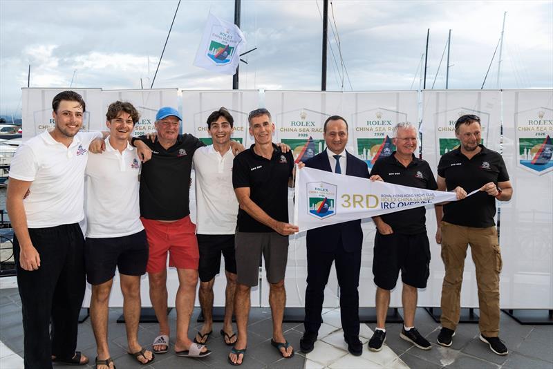 IRC Overall 3rd Place Neo One - 2026 Rolex China Sea Race - photo © Rolex / Andrea Francolini