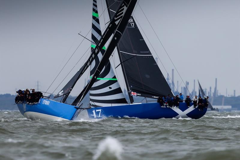 Ker 46 Van Uden & TP52 Braveheart - photo © Paul Wyeth / RORC