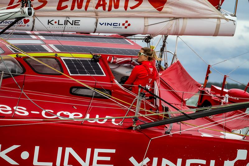 Sam Edwards - Rolex Fastnet start - IMOCA - July 2025 - Cowes UK photo copyright Richard Gladwell - Sail-World.com/nz taken at Royal Yacht Squadron and featuring the IRC class