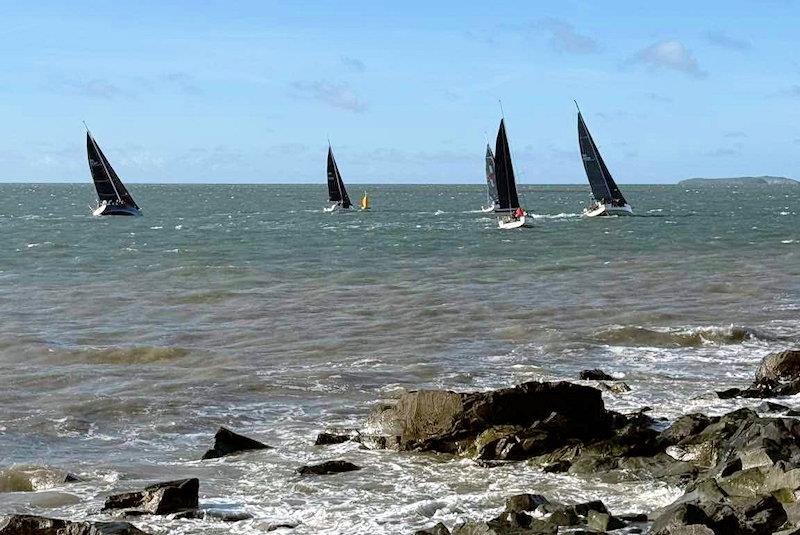 A good view of the start of the first coastal race - Easter 2026 at Pwllheli photo copyright Michelle Jones taken at Pwllheli Sailing Club and featuring the IRC class