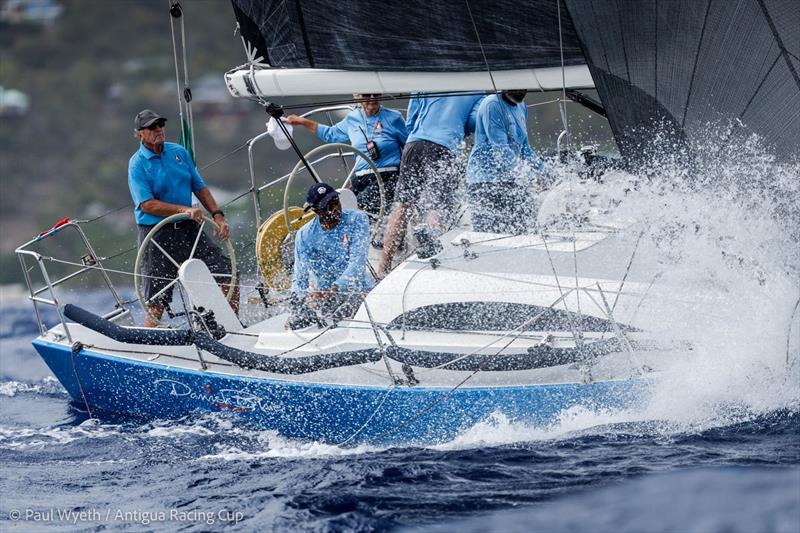 Danish Blue (ANT) tightens her grip in CSA 3 - Antigua Racing Cup 2026 - photo © Paul Wyeth / Antigua Racing Cup