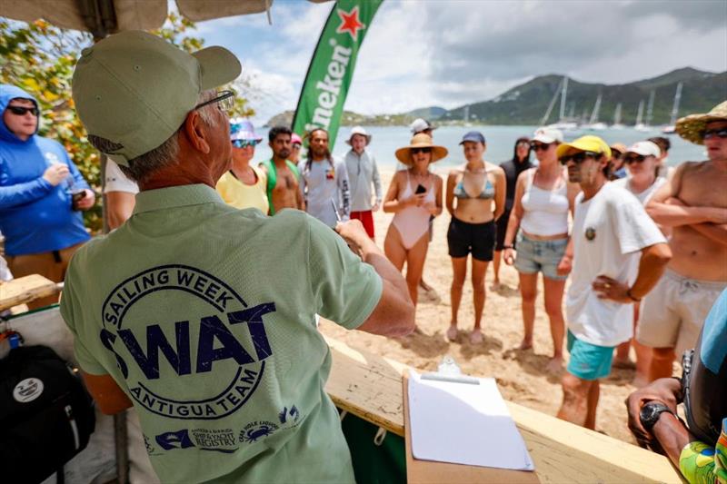 A packed programme includes treasure hunts, beach parties and an opportunity to explore Antigua by sea and ashore during Antigua Sailing Week 2026 - photo © Paul Wyeth / ASW
