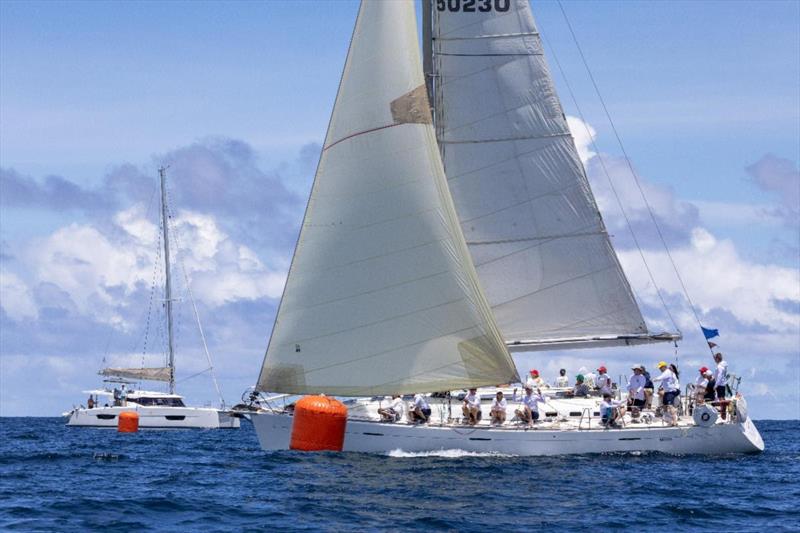 Antigua Sailing Week 2026 Day 1 - Charles Bayer and Team Kermode - Grizzly on the First 47.7 Kali (Sao Jorge) had a great first day in CSA 1, winning their class - photo © Tim Wright / www.Photoaction.com / ASW