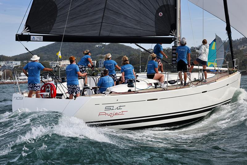 51st Project on Day 3 of the 2026 Sail Port Stephens Super Series photo copyright Promocean Media taken at Newcastle Cruising Yacht Club and featuring the IRC class