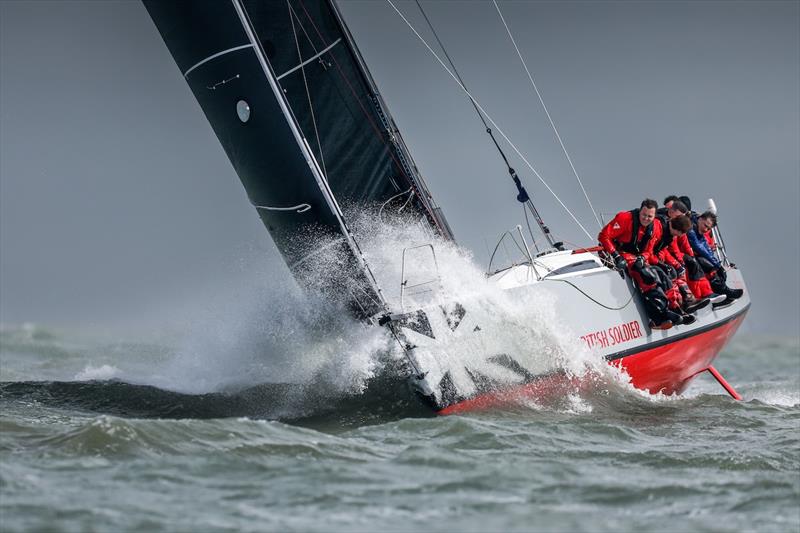 Army Sailing Association's Sun Fast 3600 Fujitsu British Soldier  photo copyright Paul Wyeth / RORC taken at Royal Ocean Racing Club and featuring the IRC class