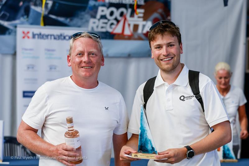 Quokka 9 team members at the International Paint Poole Regatta 2026 Prize Giving photo copyright Paul Wyeth / www.pwpictures.com taken at Royal Motor Yacht Club, England and featuring the IRC class