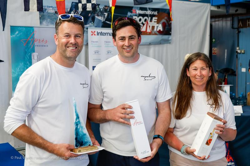 Impetuous team during the International Paint Poole Regatta 2026 Prize Giving photo copyright Paul Wyeth / www.pwpictures.com taken at Royal Motor Yacht Club, England and featuring the IRC class