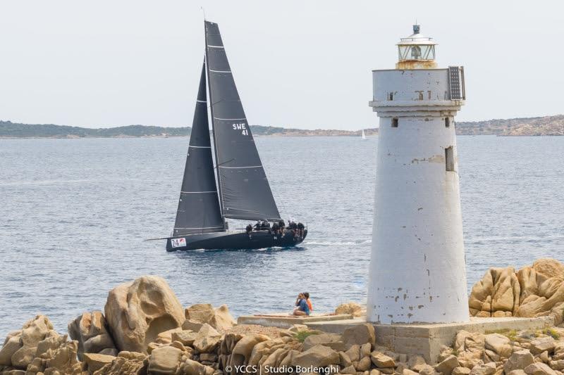 The IRC41 Ran, representing the RORC Gold team, winner of the first coastal race in the SC2 class - Range Rover Sardinia Cup 2026 photo copyright YCCS / Studio Borlenghi taken at Yacht Club Costa Smeralda and featuring the IRC class