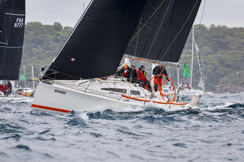 Clockwork during the 80th Rolex Sydney Hobart Yacht Race photo copyright Salty Dingo taken at Cruising Yacht Club of Australia and featuring the IRC class