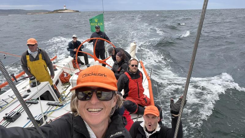 Clockwork during the 80th Rolex Sydney Hobart Yacht Race photo copyright Clockwork taken at Cruising Yacht Club of Australia and featuring the IRC class