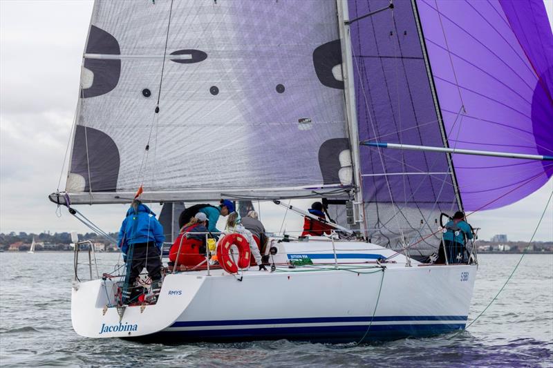 Jacobina scored a win on day 1 of the 2026 Australian Women's Keelboat Regatta - photo © Andrea Francolini / AWKR