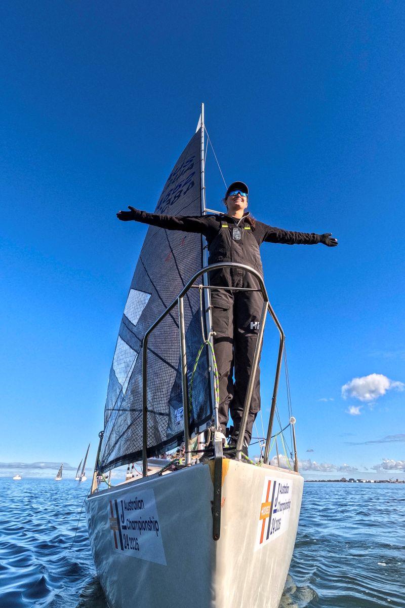 Gridlock on the course today - 2026 Australian Women's Keelboat Regatta Day 3 photo copyright Andrea Francolini / AWKR taken at Royal Melbourne Yacht Squadron and featuring the IRC class