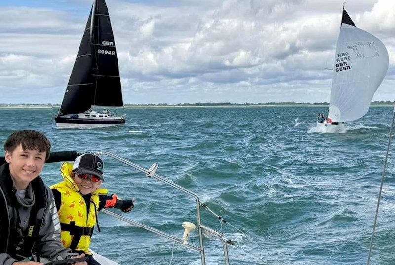 Trainees on Assassin, passing Stiletto and Flying Pig after re-starting - Spring and Summer Series racing at Royal Temple YC - photo © Alex Jackson