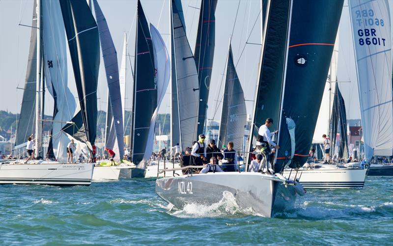 Round the Island Race 2026 photo copyright Tom Hicks / www.solentaction.com taken at Island Sailing Club, Cowes and featuring the IRC class
