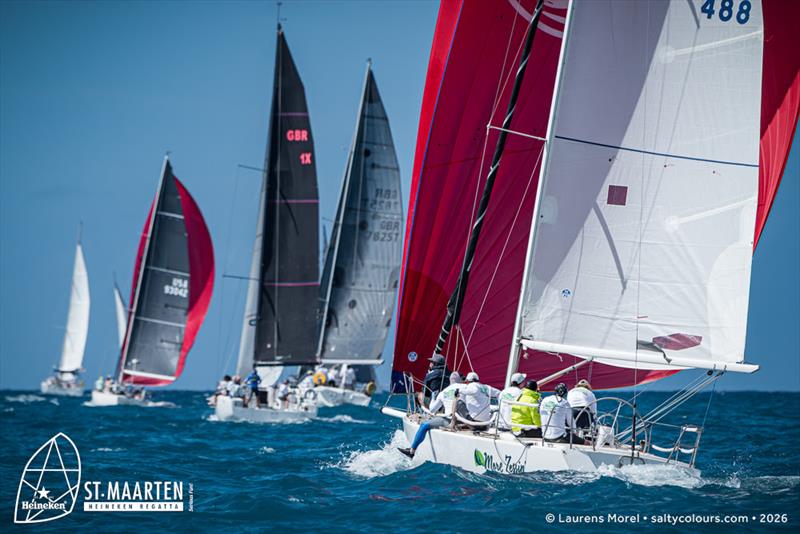More Zessin' kept a great pace amongst a competitive fleet at the 2026 St. Maarten Heineken Regatta - photo © Laurens Morel