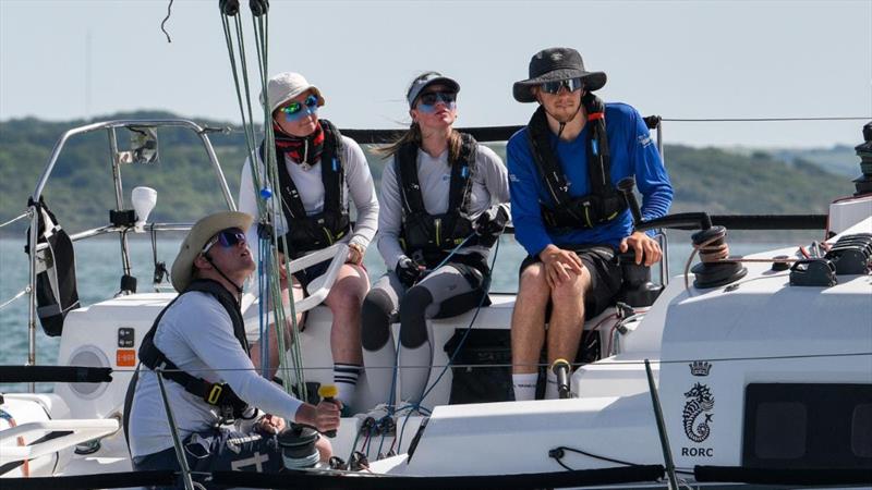 Eimer McMorrow-Moriarty (centre) will be aboard RORC Griffin and is looking forward to passing her home on Ireland's west coast during the RORC Round Britain & Ireland Race  - photo © Rick Tomlinson / RORC