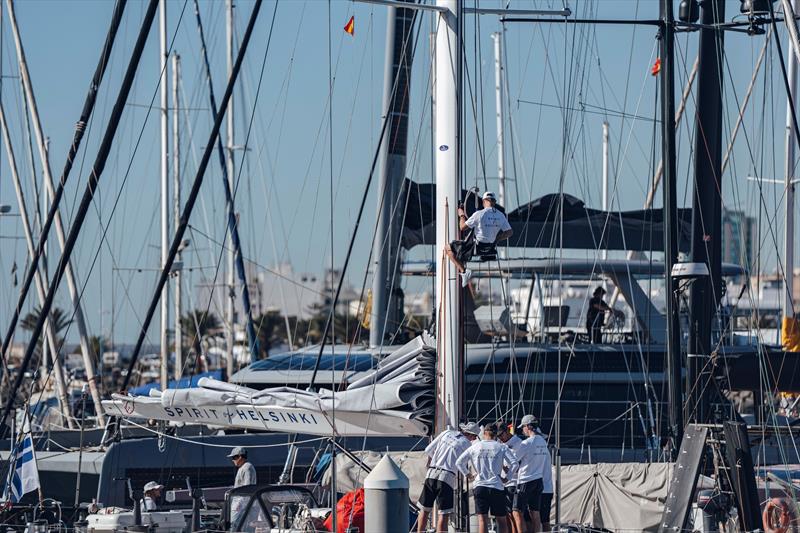 Crews take time to prepare for the 3,000nm Atlantic race at Marina Lanzarote photo copyright James Mitchell / RORC taken at Royal Ocean Racing Club and featuring the IRC class