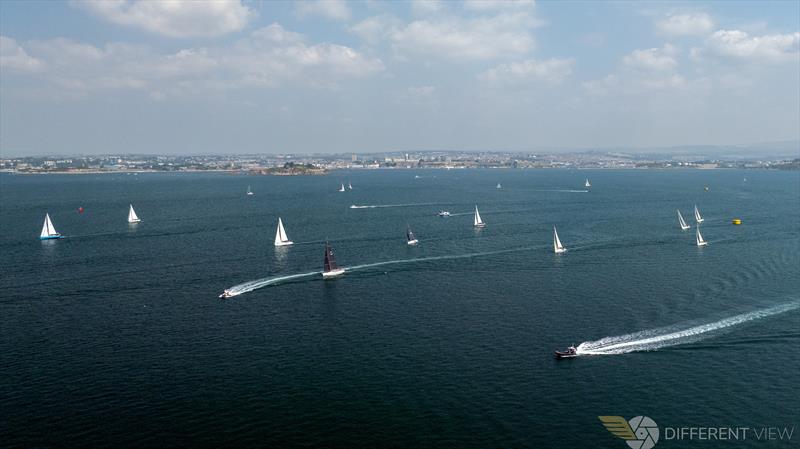 The Armada Cup fleet sets off from Plymouth - photo © Oli Dickinson / www.differentview.co.uk