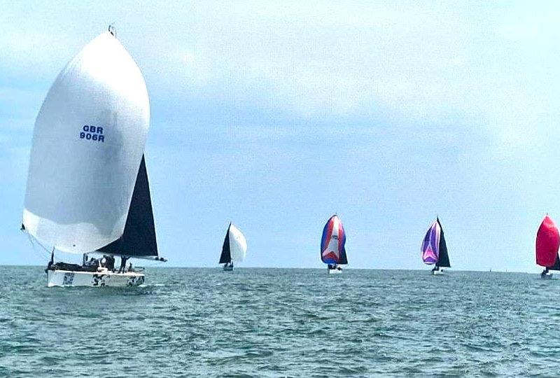 IRC fleet chasing Assassin - Queen Elizabeth II Cup day of Ramsgate Week at Royal Temple YC - photo © Karen Cox
