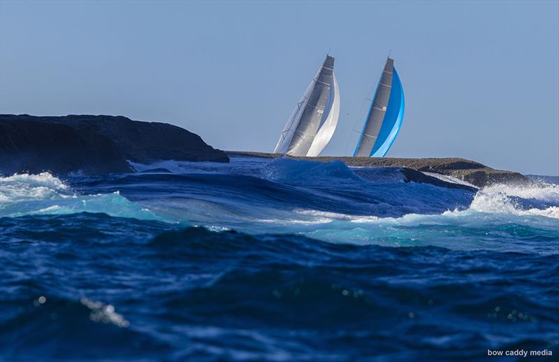 Ambition and Back2Black - 2026 Syd to GC Race photo copyright Bow Caddy Media taken at Cruising Yacht Club of Australia and featuring the IRC class