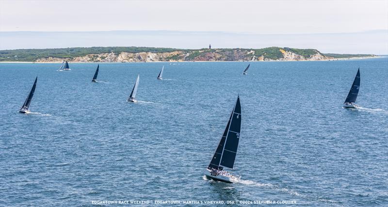 The fleet rounding Gay Head at Edgartown Race Weekend's ‘Round-the-Island Race photo copyright Stephen R Cloutier taken at Edgartown Yacht Club and featuring the IRC class