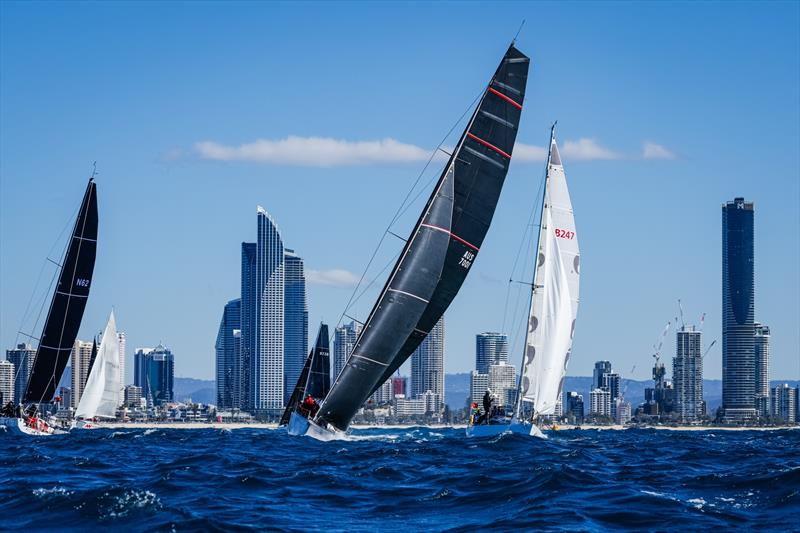 GCCM Gold Coast Mackay Yacht Race 2026 start photo copyright Salty Dingo taken at Southport Yacht Club, Australia and featuring the IRC class