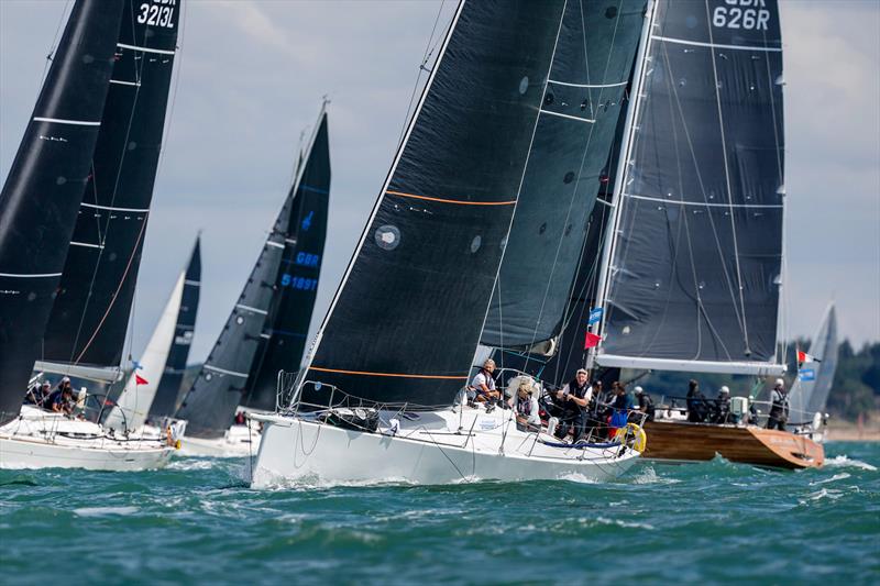 Dusty P in contention in Performance Cruiser A class - North Sails Cowes Week Day 5 - photo © Paul Wyeth / www.pwpictures.com