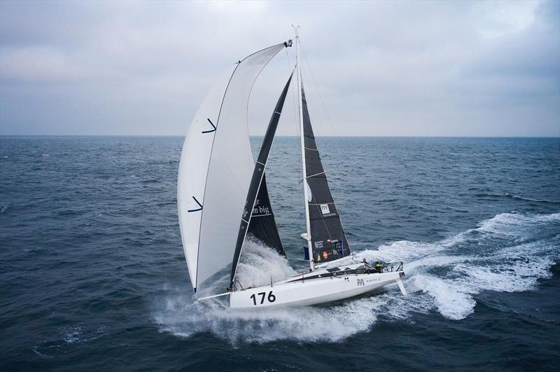 Route du Rhum preparation begins aboard Pierre Le Boucher's Penfret - photo © Penfret