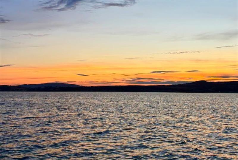 Mojito's view on the night race - ISORA Welsh Coastal Night Race photo copyright Lucy Othen taken at Pwllheli Sailing Club and featuring the IRC class
