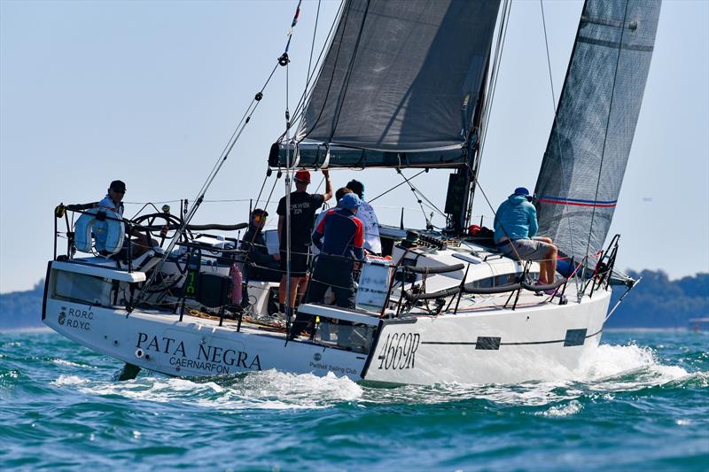 Lombard 46 Pata Negra currently leads IRC One - RORC Round Britain and Ireland Race 2026 - Day 9 photo copyright Rick Tomlinson / RORC taken at Royal Ocean Racing Club and featuring the IRC class