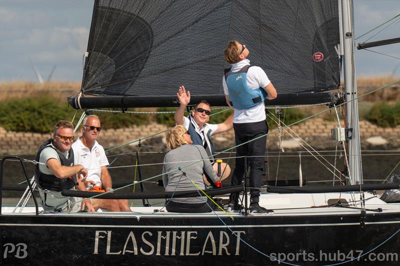 Sunshine and good spirits on day 4 of Burnham Week 2026 photo copyright Petru Balau Sports Photography / sports.hub47.com taken at Royal Corinthian Yacht Club and featuring the IRC class