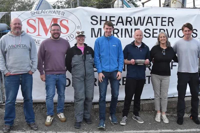 Jonathon Dickie and crew, winners of the White Sail fleet - Polaris Regatta at Holy Loch - photo © Trevor James