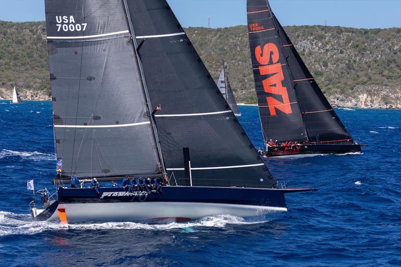 Pyewacket 70 and Tschüss 2 photo copyright Tim Wright / RORC taken at Royal Ocean Racing Club and featuring the IRC class