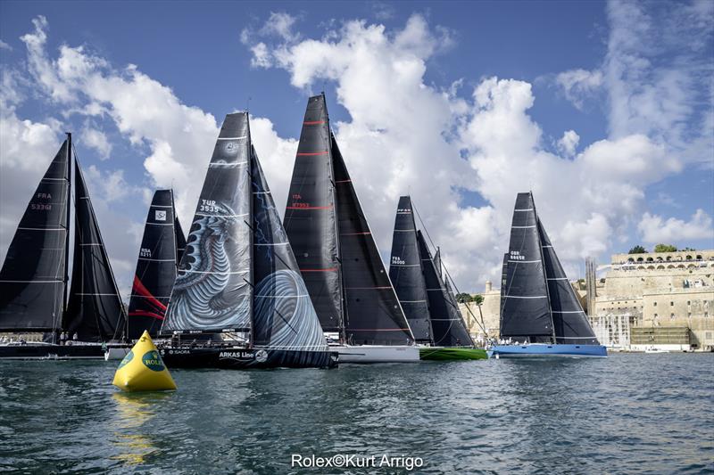 47th Rolex Middle Sea Race start - photo © Rolex / Kurt Arrigo