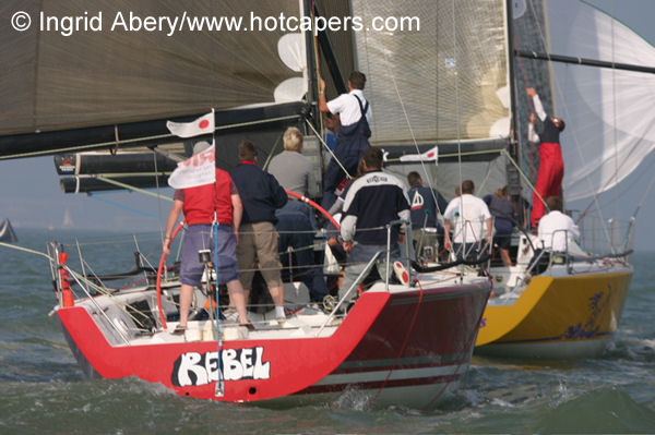 Action from the IRM nationals held in the Solent photo copyright Ingrid Abery / www.hotcapers.com taken at Royal Southern Yacht Club and featuring the IRM class