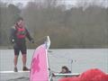 Going for a splash during the Mad March Pursuit at Hollowell