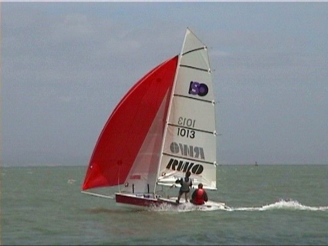An ISO at the Eastbourne Sovereign Open photo copyright Gary Smith taken at Eastbourne Sovereign Sailing Club and featuring the ISO class