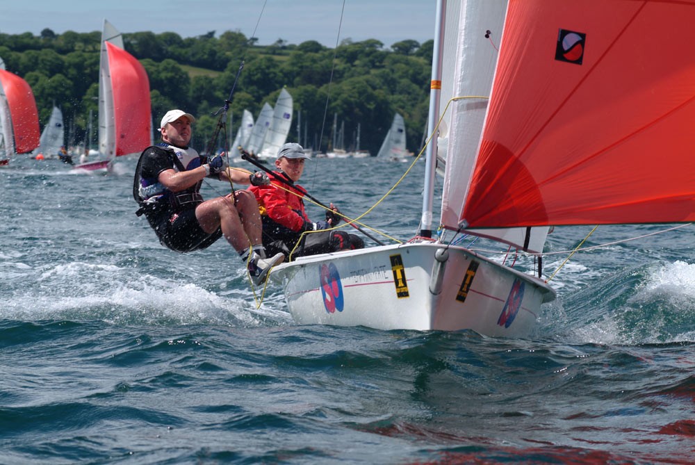 Action from the ISO Nationals at Restronguet photo copyright Lee Whitehead / www.photolounge.co.uk taken at Restronguet Sailing Club and featuring the ISO class