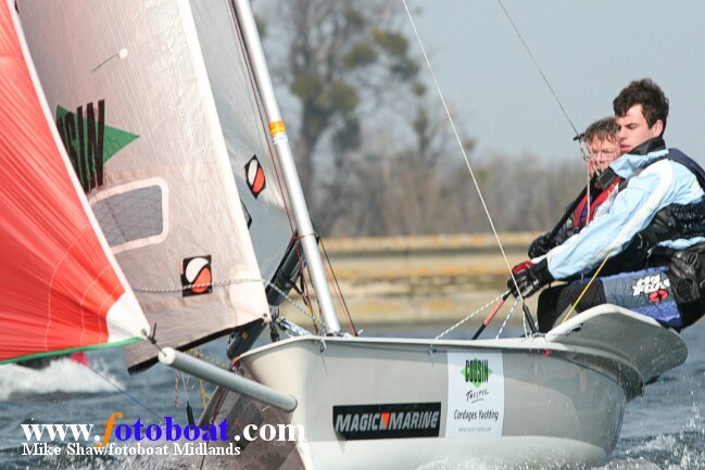 Windy for the Trapeze Assymetric Sailing Association event at Datchet photo copyright Mike Shaw / www.fotoboat.com taken at Datchet Water Sailing Club and featuring the ISO class