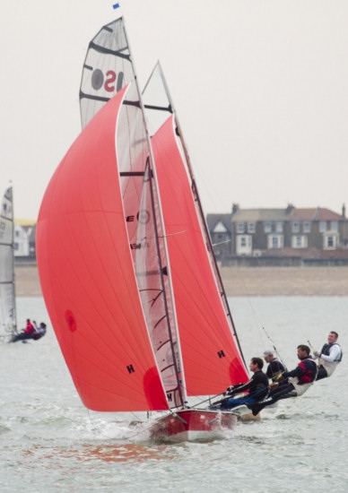 Glorious weather for the ISOs photo copyright Chas Bedford taken at Isle of Sheppey Sailing Club and featuring the ISO class