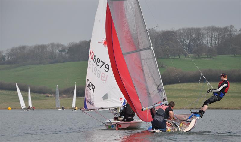 Light winds for the Rita Richardson Pursuit at Hollowell Sailing Club photo copyright Stewart Elder taken at Hollowell Sailing Club and featuring the ISO class