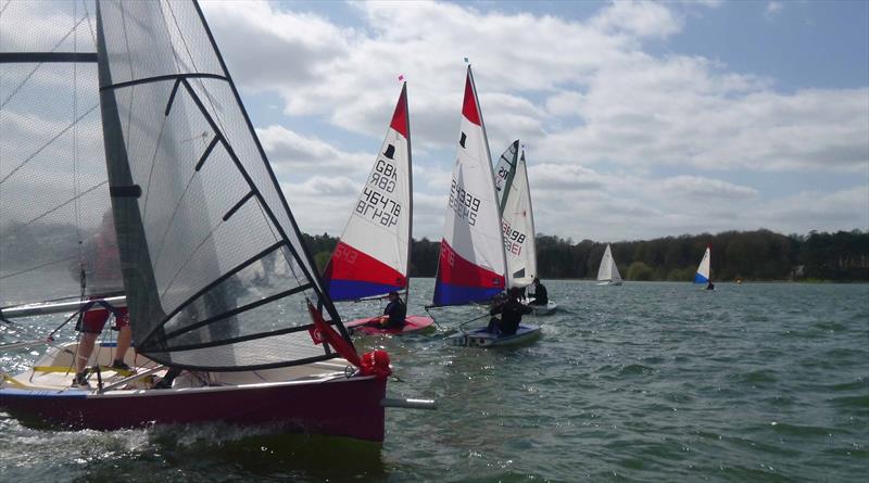 Sunday Sprint racing at Hollowell Sailing Club photo copyright Stewart Elder taken at Hollowell Sailing Club and featuring the ISO class